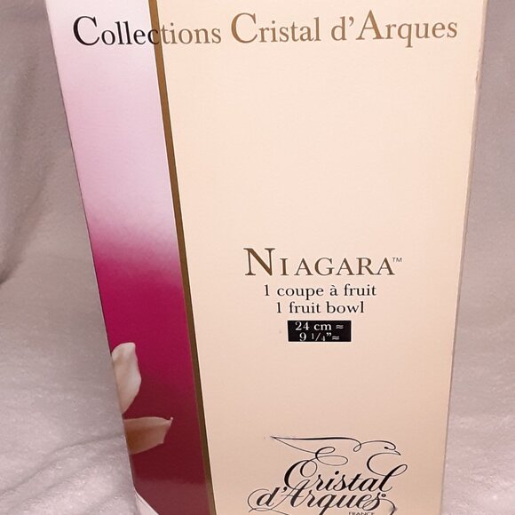 NEW Cristal d'Arques Niagara Collection Serving Bowl Made in France - Picture 9 of 14